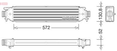 Radiador de aire de admisión DENSO DIT01008