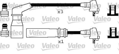 Juego de cables de encendido VALEO 346263