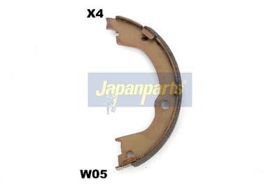 Juego de zapatas de frenos JAPANPARTS GF-W05AF