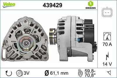 Alternador VALEO 439429