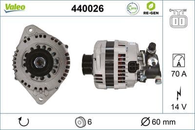 Alternador VALEO 440026
