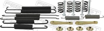 Juego de accesorios, zapatas de freno de estacionamiento FEBEST 2304-1JR-KIT