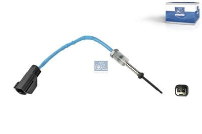 Sensor, de temperatura de gas de escape DT Spare Parts 13.60000