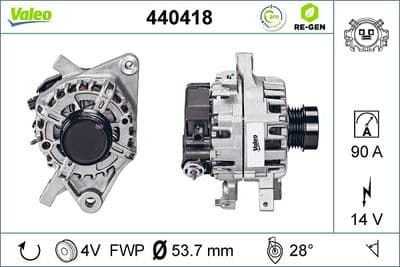 Alternador VALEO 440418