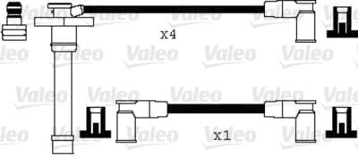 Juego de cables de encendido VALEO 346102
