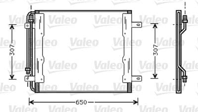 Condensador, aire acondicionado VALEO 818035