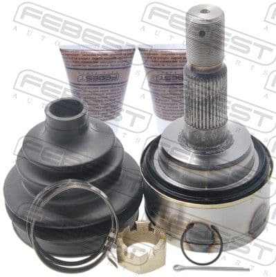 Juego de articulación, eje de transmisión FEBEST 0110-200