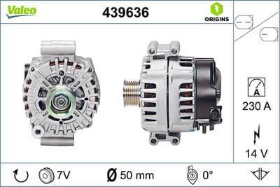 Alternador VALEO 439636