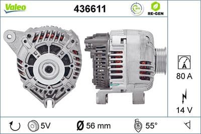 Alternador VALEO 436611