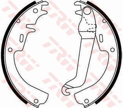 Juego de zapatas de frenos TRW GS8015