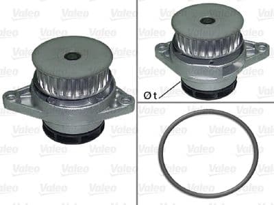 Bomba de agua, refrigeración del motor VALEO 506706