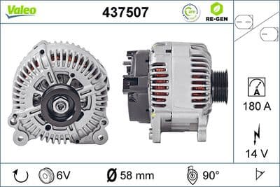 Alternador VALEO 437507