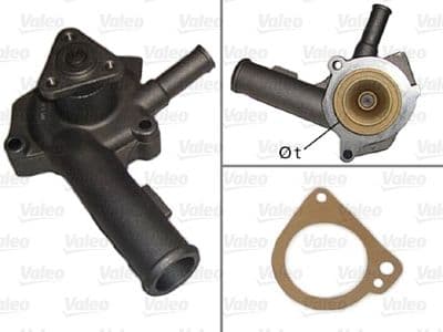 Bomba de agua, refrigeración del motor VALEO 506012