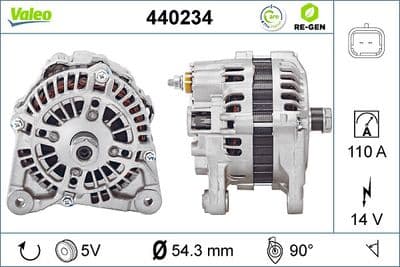 Alternador VALEO 440234