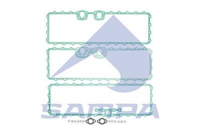 Juego de juntas, radiador de aceite SAMPA 011.707