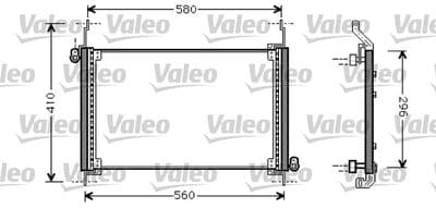 Condensador, aire acondicionado VALEO 818007