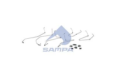 Juego de tubería de alta presión, sistema de inyección SAMPA 040.742