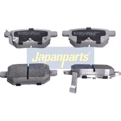 Juego de balatas de freno JAPANPARTS PP-0026AF