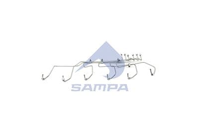 Juego de tubería de alta presión, sistema de inyección SAMPA 020.716