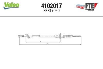 Chicote de Clutch VALEO 4102017