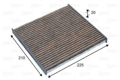 Filtro, aire del interior VALEO 701046