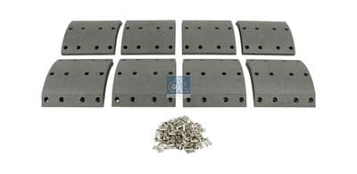 Juego de balatas de freno, freno de tambor DT Spare Parts 1.35003