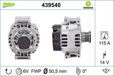 Alternador VALEO 439540