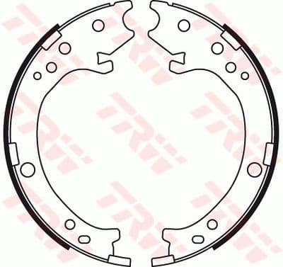 Juego de zapatas de frenos, freno de mano TRW GS8779