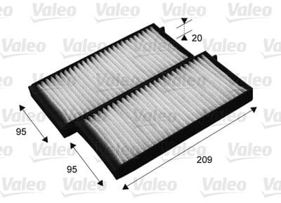Filtro, aire del interior VALEO 715700