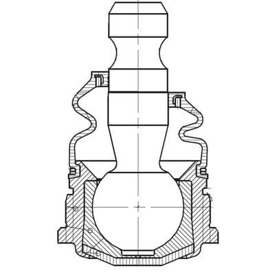 Rótula de suspensión/carga CTR CB0632