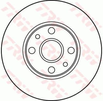 Disco de freno TRW DF1780
