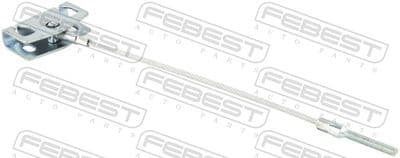 Cable de accionamiento, freno de estacionamiento FEBEST 02100-J10F
