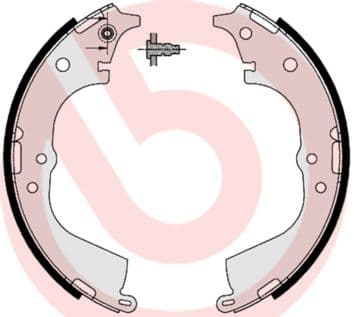 Juego de zapatas de frenos BREMBO S 83 537