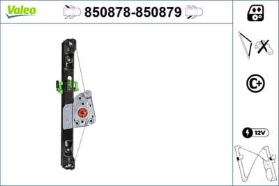 Elevador para ventanas VALEO 850878