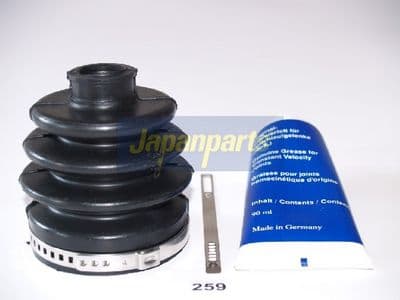 Juego de fuelles, eje de transmisión JAPANPARTS KB-259