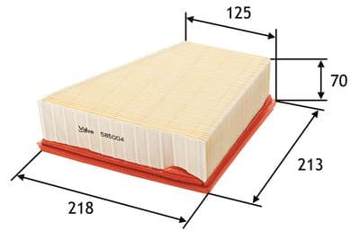Filtro de aire VALEO 585004