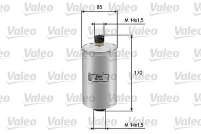 Filtro combustible VALEO 587204