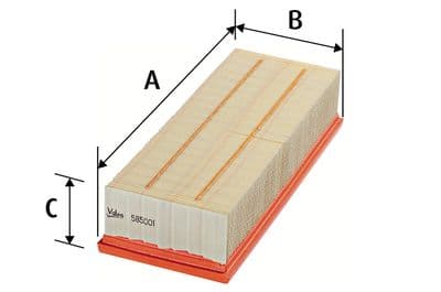 Filtro de aire VALEO 585001