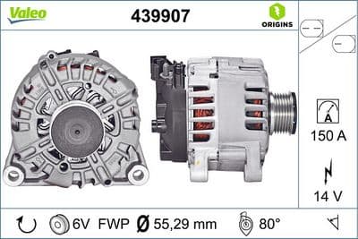Alternador VALEO 439907