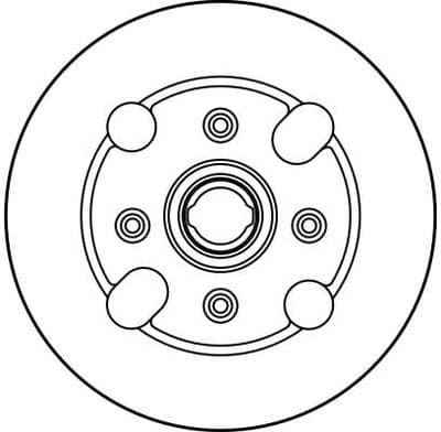 Disco de freno TRW DF1754