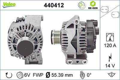 Alternador VALEO 440412