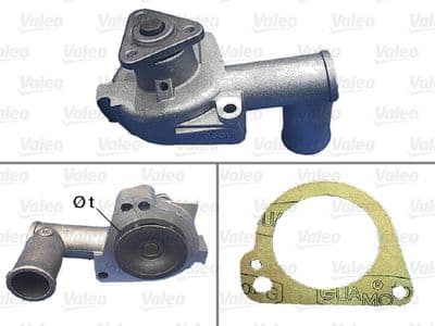 Bomba de agua, refrigeración del motor VALEO 506001