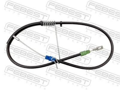 Cable de accionamiento, freno de estacionamiento FEBEST 2199-TT9LH
