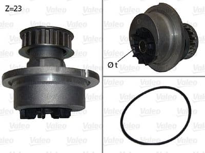 Bomba de agua, refrigeración del motor VALEO 506006