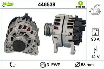 Alternador VALEO 446538