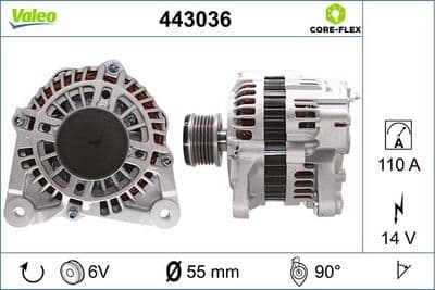 Alternador VALEO 443036