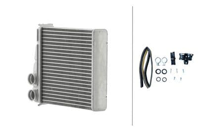 Radiador de calefacción, calefacción interior HELLA 8FH 366 336-321