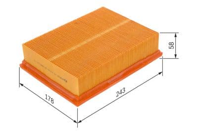 Filtro de aire BOSCH 1 457 433 085