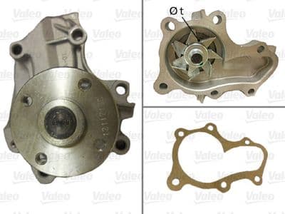Bomba de agua, refrigeración del motor VALEO 506900