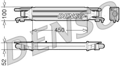 Radiador de aire de admisión DENSO DIT20001